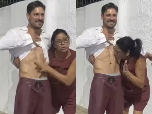Dona Delma faz brincadeira inusitada com Daniel Rocha em churrasco após BBB: “Que coisa linda”