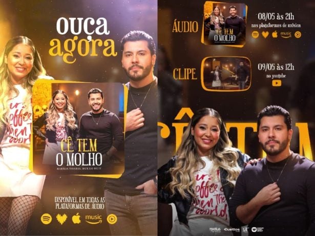 Marília Tavares inicia nova etapa ao lado de Murilo Huff com canção apaixonante